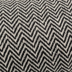 Cojín cuadrante algodón Maxina negro 45x45 - funda + relleno cojines-cuadrados-estampados