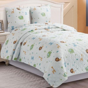 NOVOTEXTIL - Colchas para cama 90, 105, 135, 150. Colcha bouti estampada  para verano, fina. Colcha para cama de matrimonio, cubrecama, quilt