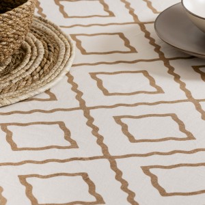 Mantel algodón Ascepio arena 2