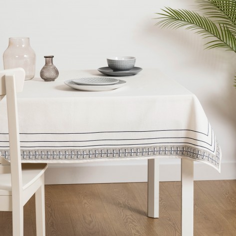 Mantel algodón Heracles azul Mantel algodón Heracles azul