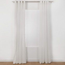 Cortina visillo algodón blanco cortinas-visillos-y-estores