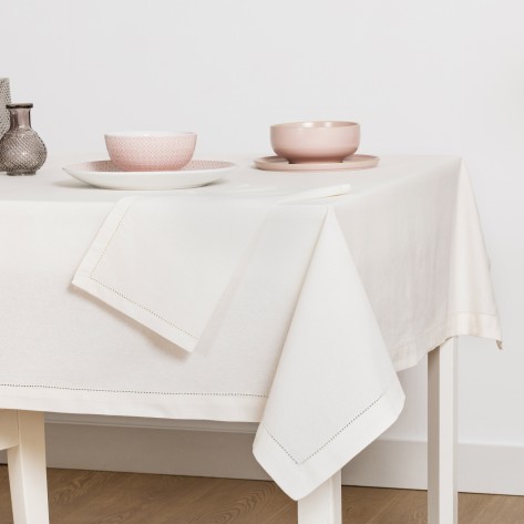 Mantel algodón orgánico natural ropa-mesa