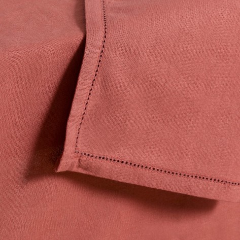 Mantel algodón orgánico teja Mantel algodón orgánico teja