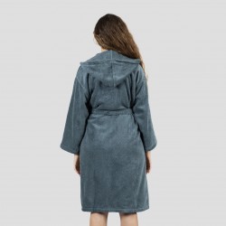 Albornoz capucha verde menta 450gr Unisex Albornoz capucha verde menta 450gr Unisex