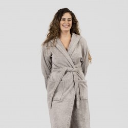 Albornoz capucha perla 450gr Unisex Albornoz capucha perla 450gr Unisex