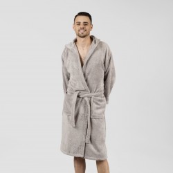 Albornoz capucha perla 450gr Unisex Albornoz capucha perla 450gr Unisex