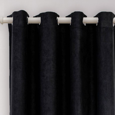 Cortina Ante negro cortinas-visillos-y-estores