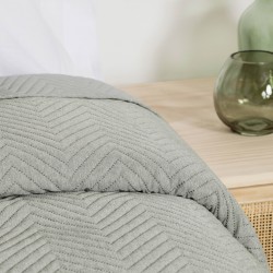 Colcha bouti lisa efecto desgastado