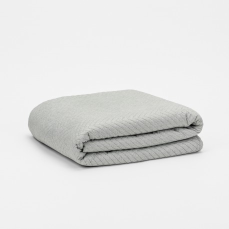 Colcha bouti lisa efecto desgastado