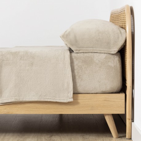 Juego de sábanas coralina lisas