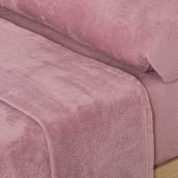 Juego de sábanas coralina lisas Juego de sábanas coralina lisas