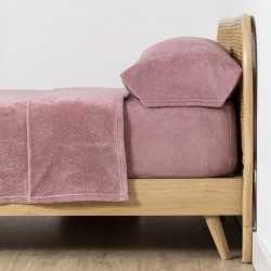 Juego de sábanas coralina lisas Juego de sábanas coralina lisas