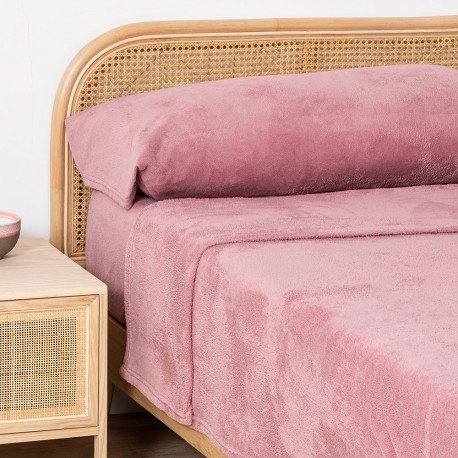 Juego de sábanas lisas Medidas sábanas Cama colores rosa malva