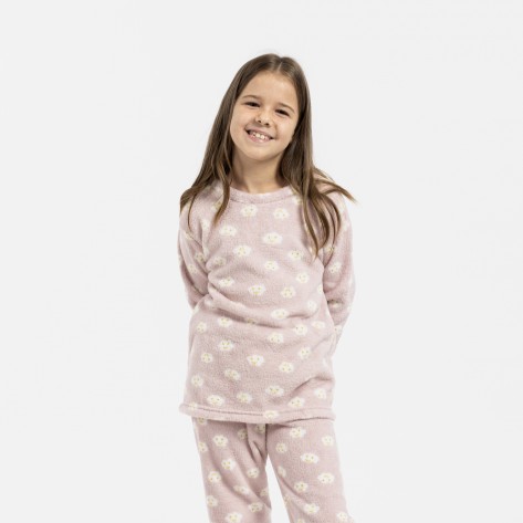 Subordinar chatarra Mount Bank Pijama coral niña Lucero malva rosa tallas infantiles 9-10 años