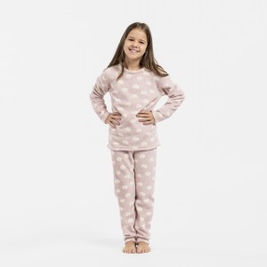 Pijamas infantiles niña y niño baratos en algodón, y coralina