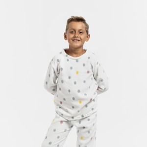 Ropa Ropa unisex para niños Pijamas y batas Pijamas Actualización de color de diseño para pijamas 