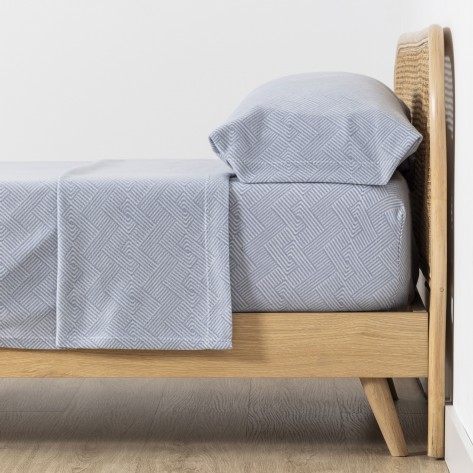 Juego de sábanas pirineo Oscar indigo Juego de sábanas pirineo Oscar indigo