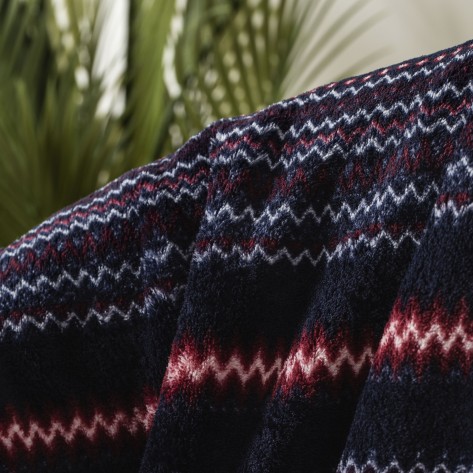 Manta coral Justino burdeos Manta coral Justino burdeos