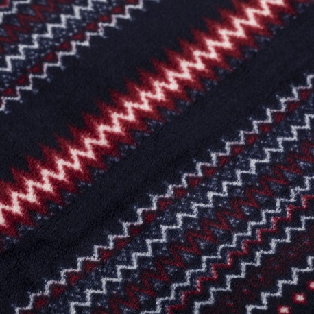 Manta coral Justino burdeos