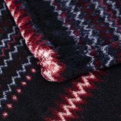 Manta coral Justino burdeos Manta coral Justino burdeos