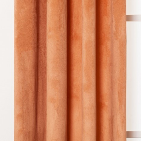 Cortina New terciopelo mandarina cortinas-visillos-y-estores