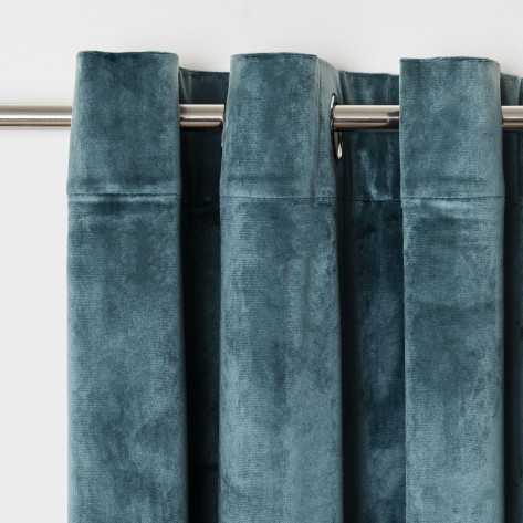 Cortina New terciopelo verde menta cortinas-visillos-y-estores