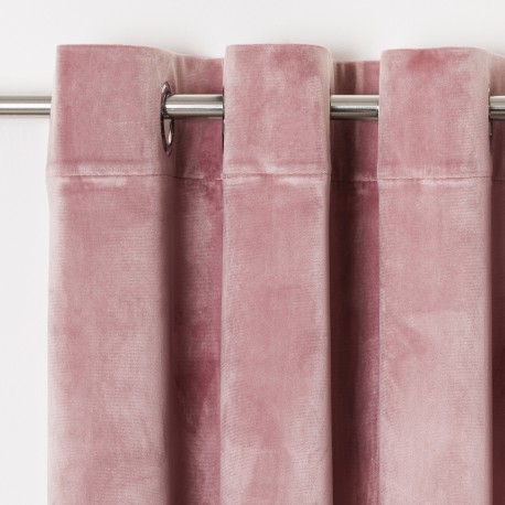 Cortina New terciopelo rosa palo cortinas-visillos-y-estores
