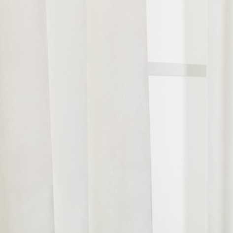 Cortina New terciopelo blanco cortinas-visillos-y-estores