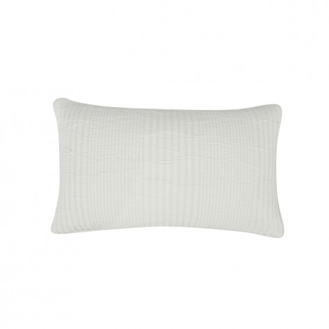 Cojín rectangular doble tela algodón jacquard 30x50 Raya Londres blanco - funda + relleno cojines-rectangulares-estampados