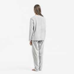 Pijama polar Olga gris ropa-de-estar-por-casa