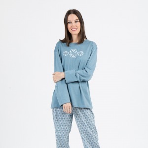 Pijama largo algodón Puglia...