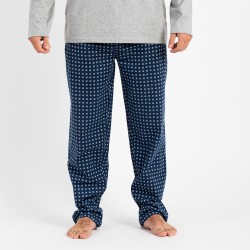 Pijama hombre franela Klaus perla comprar-pijamas-largos-hombre