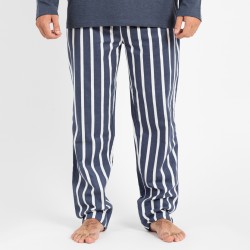 Pijama hombre franela Palermo azul comprar-pijamas-largos-hombre