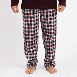 Pijama hombre franela Bernardo burdeos Pijama hombre franela Bernardo burdeos
