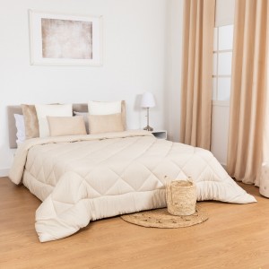 Colcha Bouti para Cama Verano. Colcha cubre cama acolchada reversible  Rombos. Cama 180 - 270 x 260