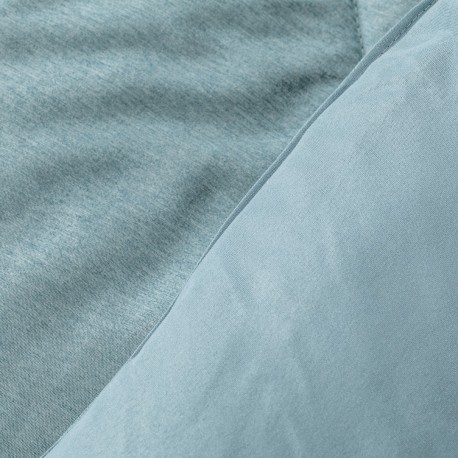 Edredón liso efecto desgastado