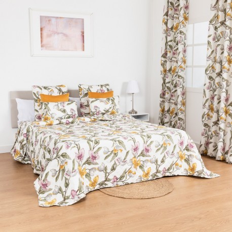 Colcha bouti Magnolio natural comprar-colchas-bouti