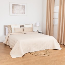 Colcha bouti lisa efecto desgastado