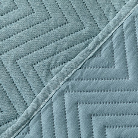 Colcha bouti lisa efecto desgastado