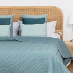 Colcha bouti lisa efecto desgastado Colcha bouti lisa efecto desgastado