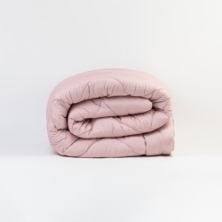 Edredón liso efecto desgastado