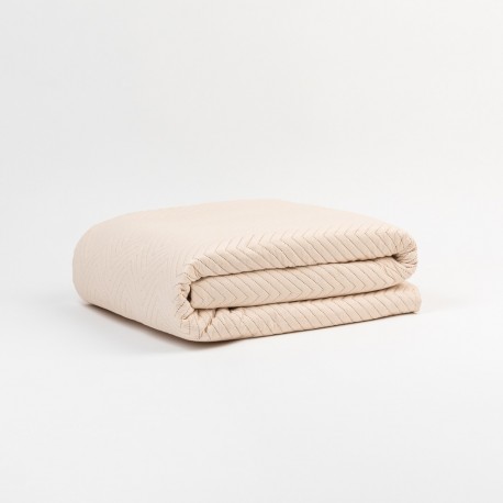 Colcha bouti lisa efecto desgastado