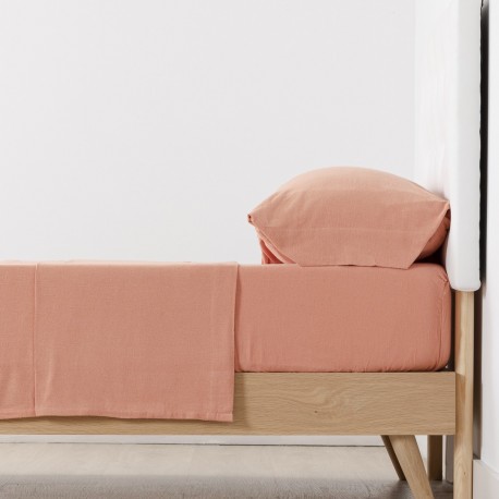 Juego de sábanas franela lisa