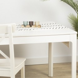 Camino de mesa algodón Almunzar negro Camino de mesa algodón Almunzar negro