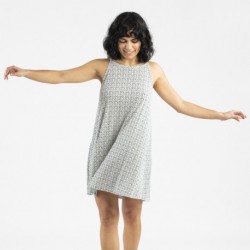 Vestido corto tirantes crepe Michelle verde frances Vestido corto tirantes crepe Michelle verde frances