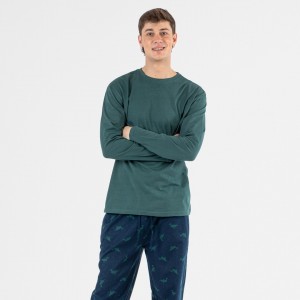 Pijama hombre franela...