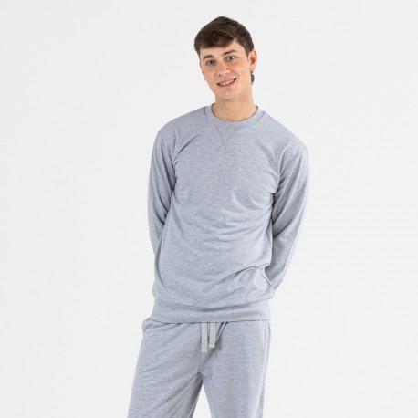 Conjunto deportivo largo hombre gris ropa-deporte-hombre