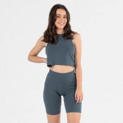 Conjunto deportivo culotte mujer verde azulado Conjunto deportivo culotte mujer verde azulado