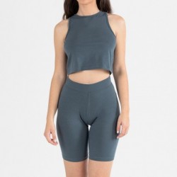 Conjunto deportivo culotte mujer verde azulado Conjunto deportivo culotte mujer verde azulado