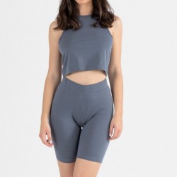 Conjunto deportivo culotte mujer indigo Conjunto deportivo culotte mujer indigo